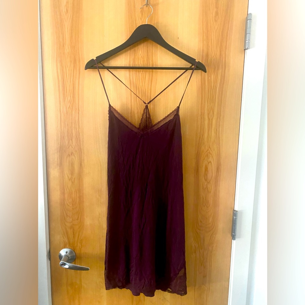 Victoria’s Secret Modal and Lace MIDI Slip